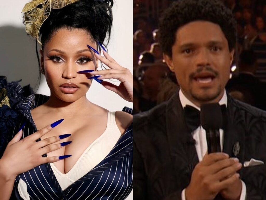 Nicki Minaj ataca Trevor Noah após apresentador fazer piada no Grammy envolvendo Trump