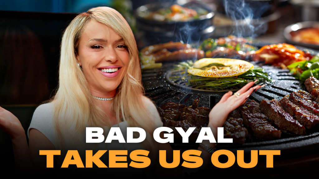 Bad Gyal no novo álbum 'Más Cara', encontrando Bad Bunny no KBBQ